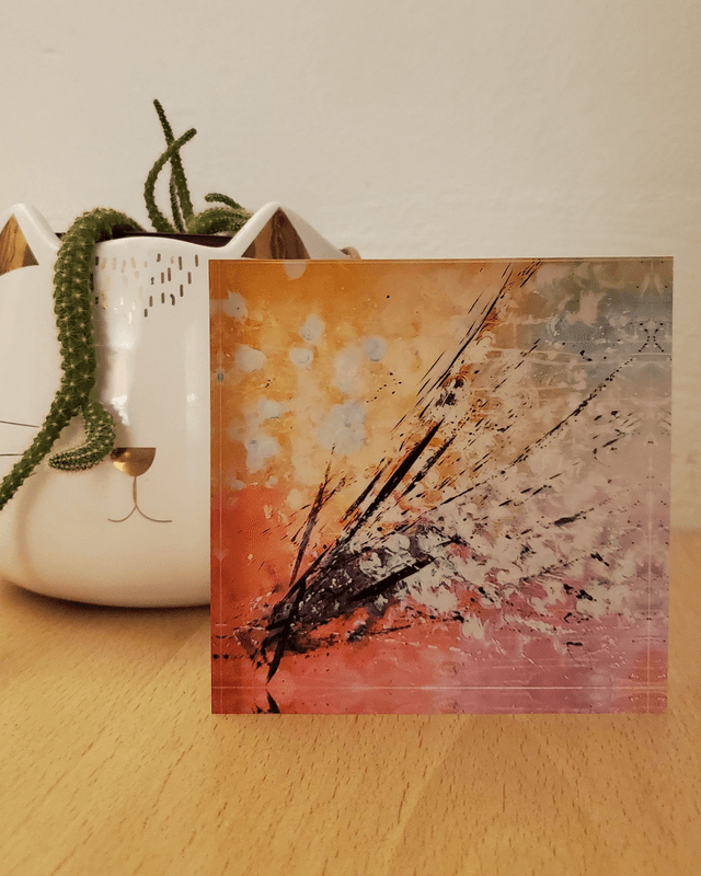 Impression sur verre acrylique - Explosion de vie