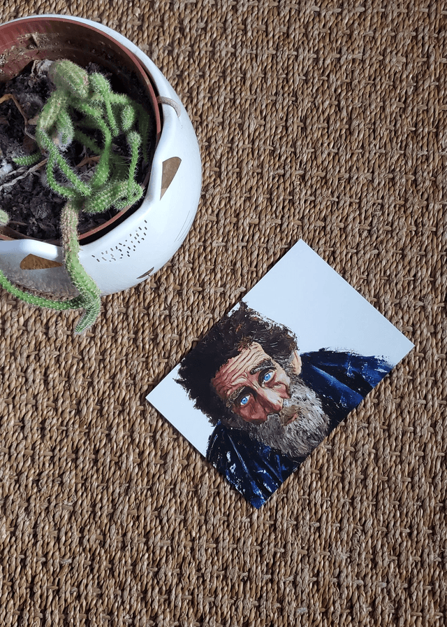 Carte postale du tableau "Au-delà de..."