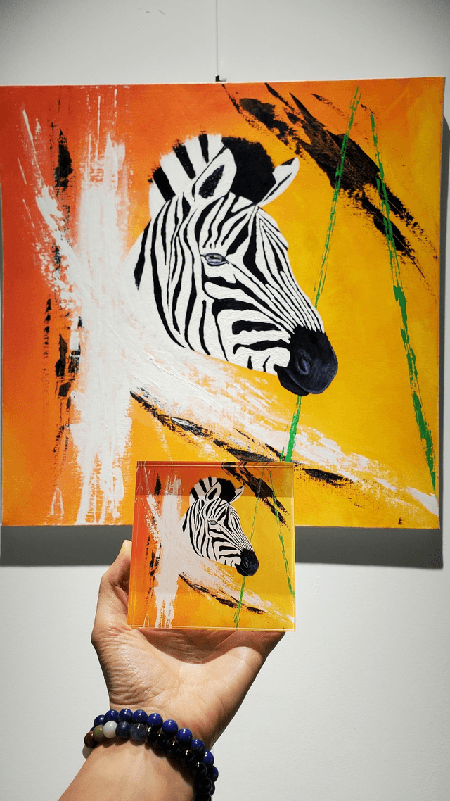Impression sur verre acrylique - Identité