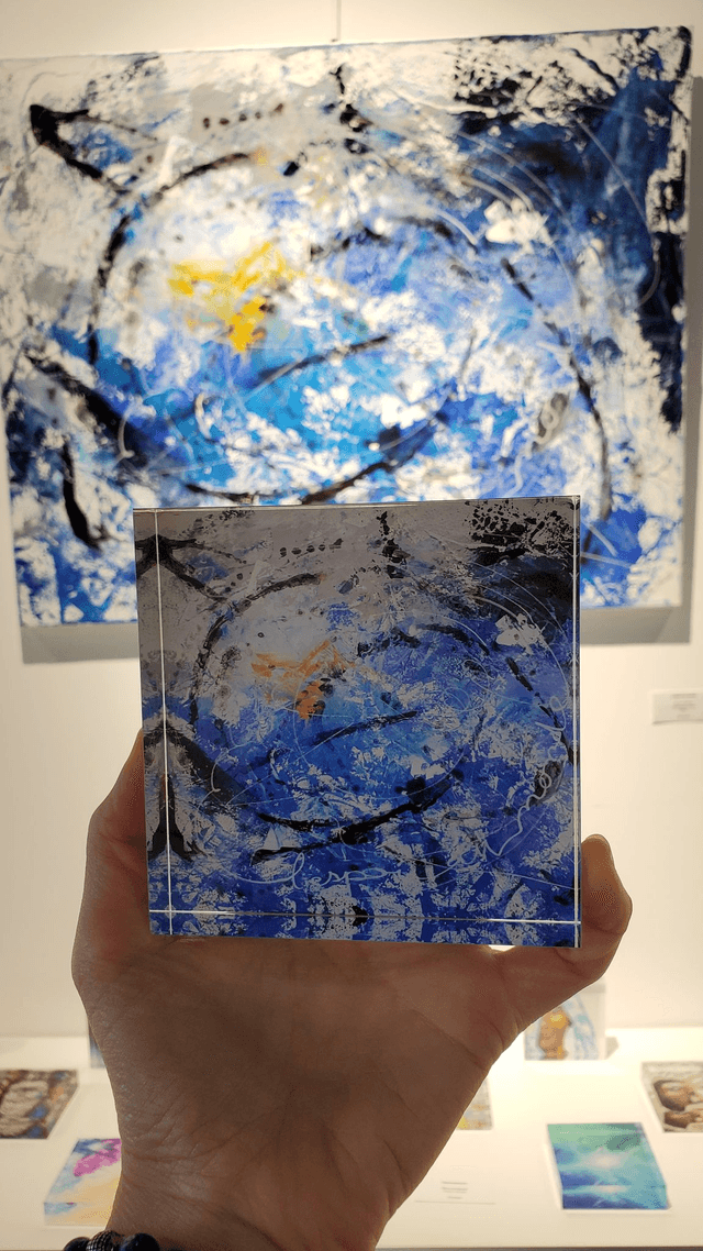 Impression sur verre acrylique - L'espoir du monde