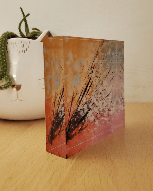 Impression sur verre acrylique - Explosion de vie