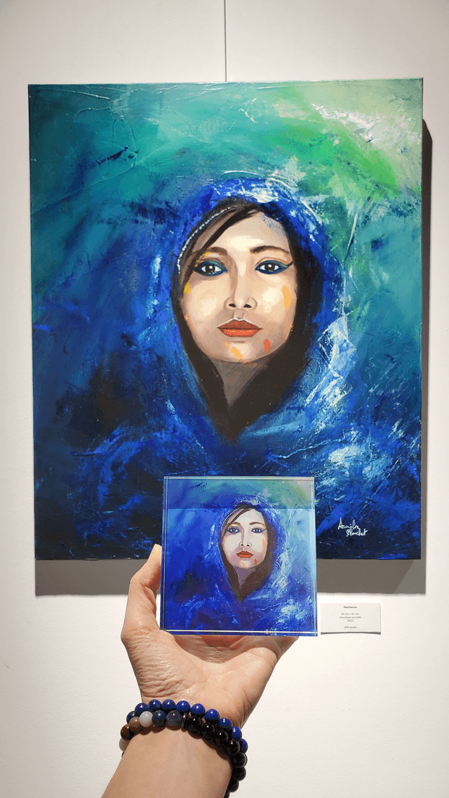 Impression sur verre acrylique - Résilience