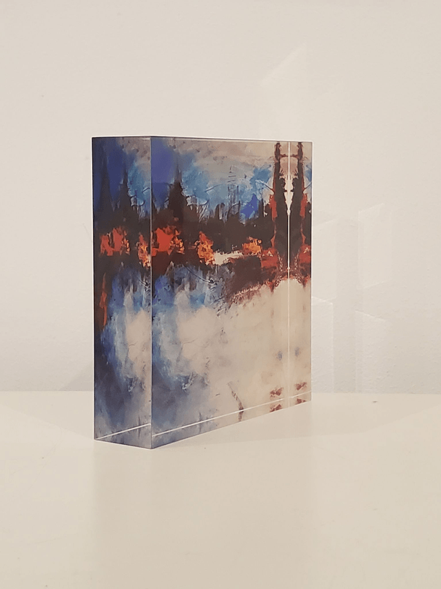 Impression sur verre acrylique - Nouveau monde