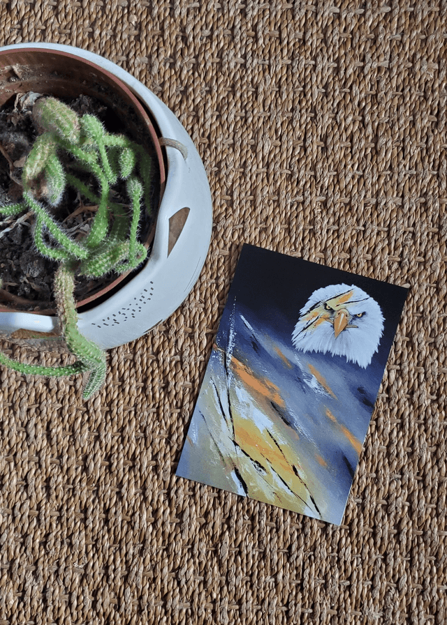 Carte postale du tableau "Eagle Rock"