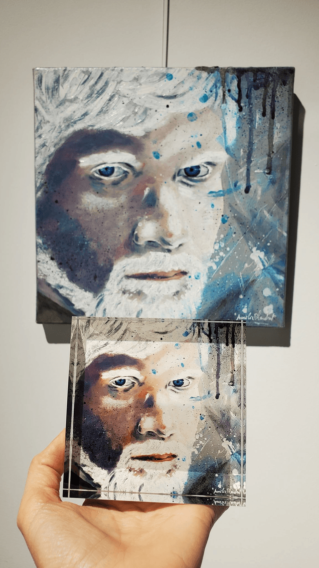 Impression sur verre acrylique - Alban