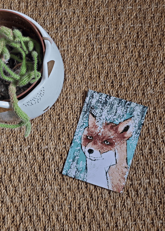 Carte postale du tableau "Le renard"