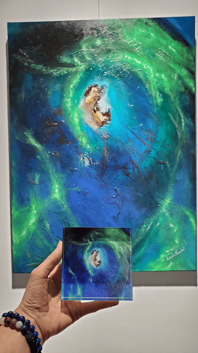 Impression sur verre acrylique - Embryonnaire