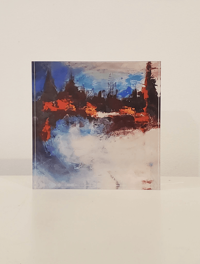 Impression sur verre acrylique - Nouveau monde